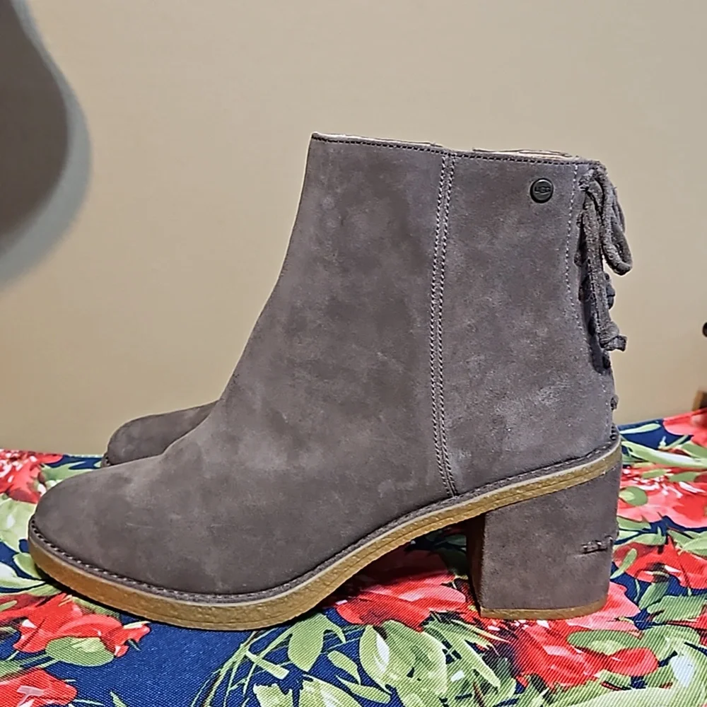 UGG Corinne Suede Ankle Boots-NWOT